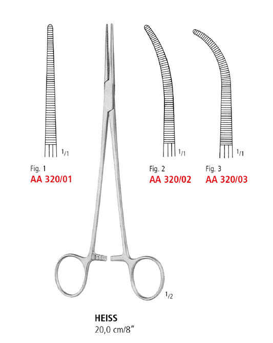 Heiss Artery Forceps
