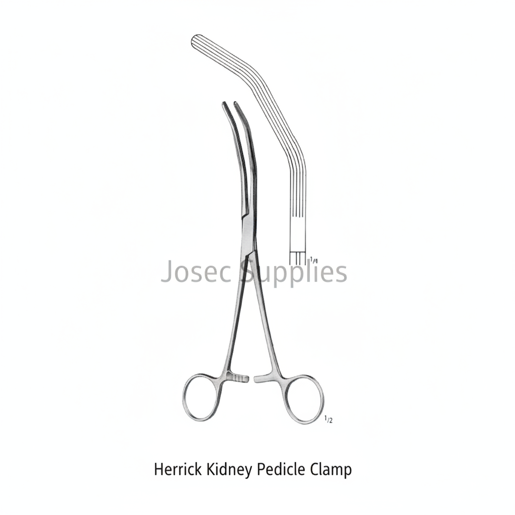 Herrick Kidney Pedicle Clamp Forceps