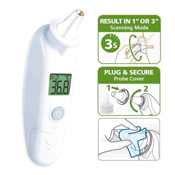Infrared Ear Thermometer - Rossmax RA600 "Qutie"