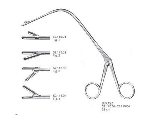 Jurasz Laryngeal Polypus Forceps - Josec Supplies