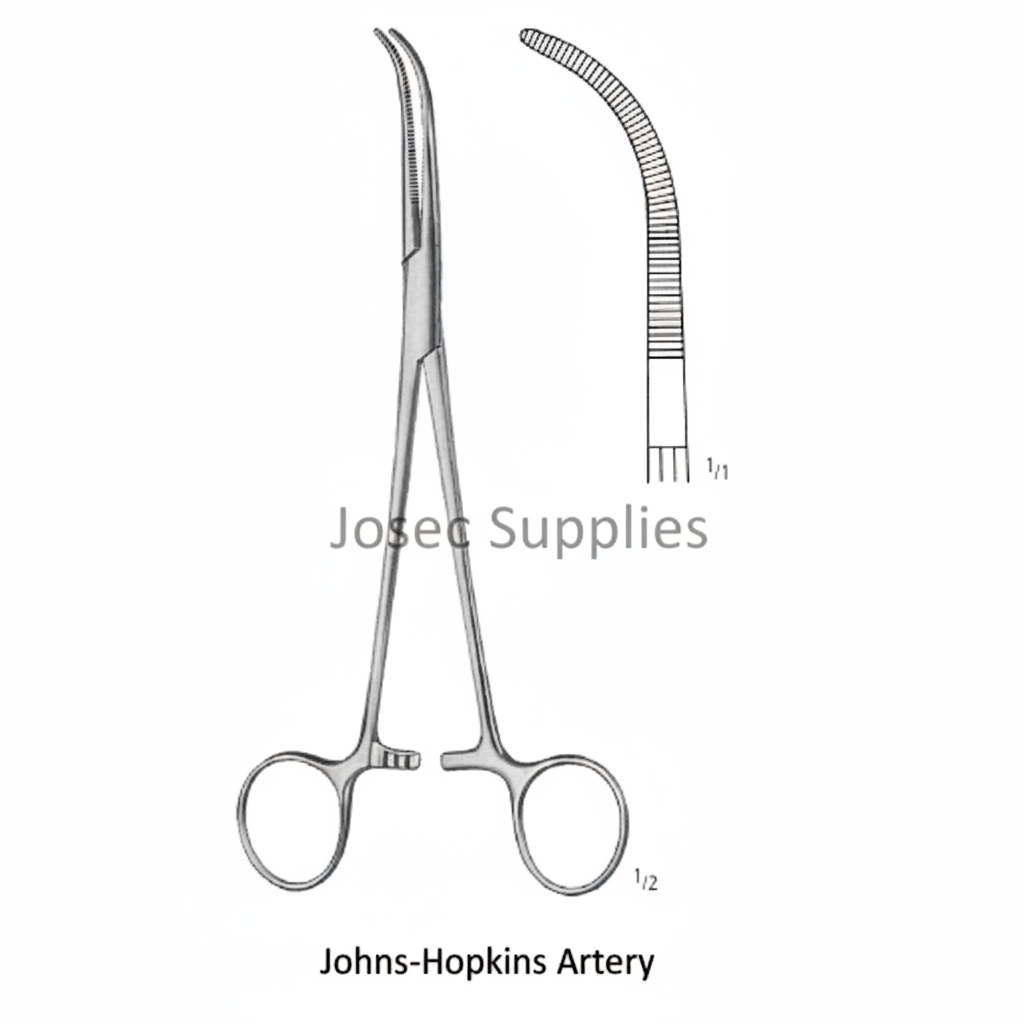 Johns-Hopkins Artery Forceps