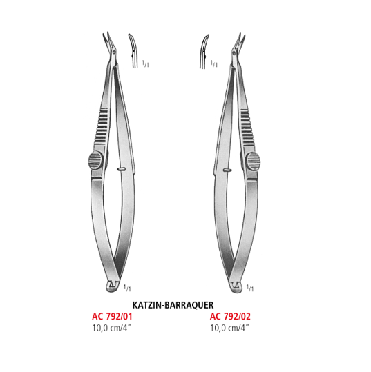 Katzin-Barraquer Corneal Section Scissors