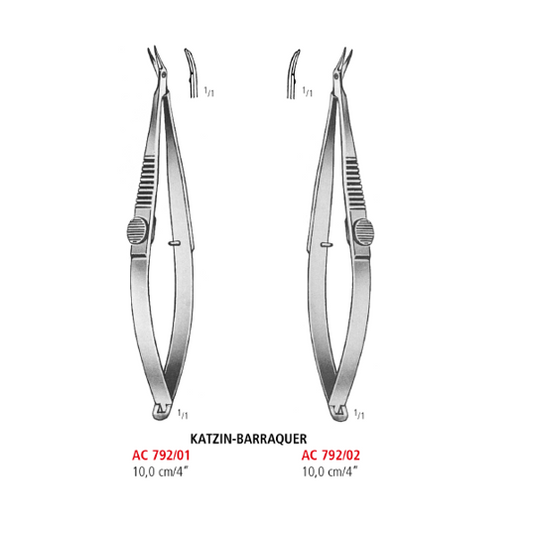 Katzin-Barraquer Corneal Section Scissors