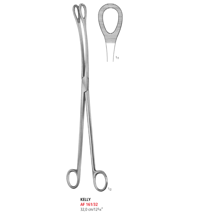 Kelly Uterine Polypus Forceps