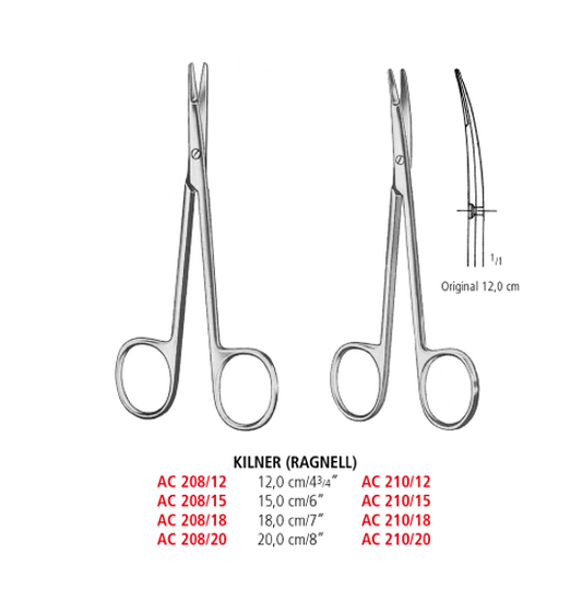 Kilner (Ragnell) Dissecting Scissors