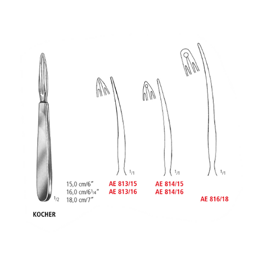 Kocher Ligature Conductor