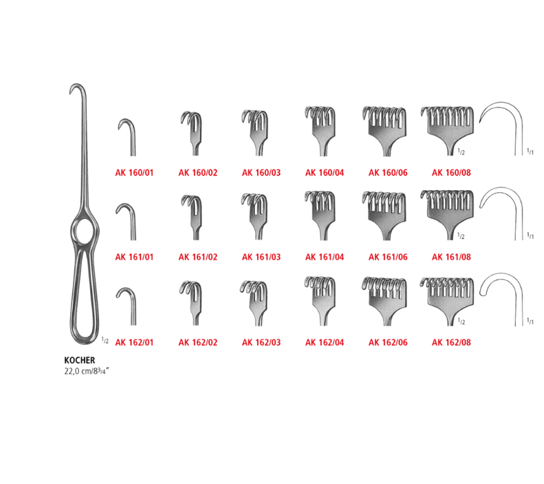 Kocher Rake Retractor