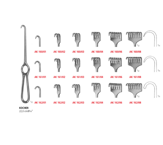 Kocher Rake Retractor