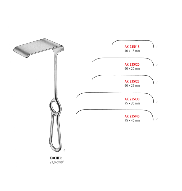 Kocher Retractor L-Shaped