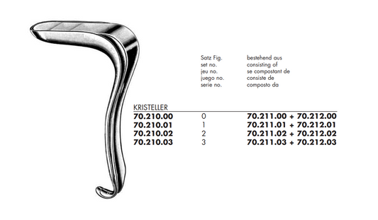 Kristeller Vaginal Speculum and Retractor