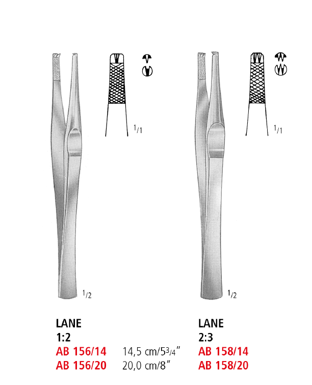 Lane Tissue Forceps