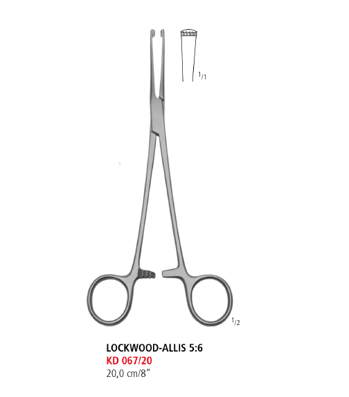 Lockwood-Allis Tissue Seizing Forceps