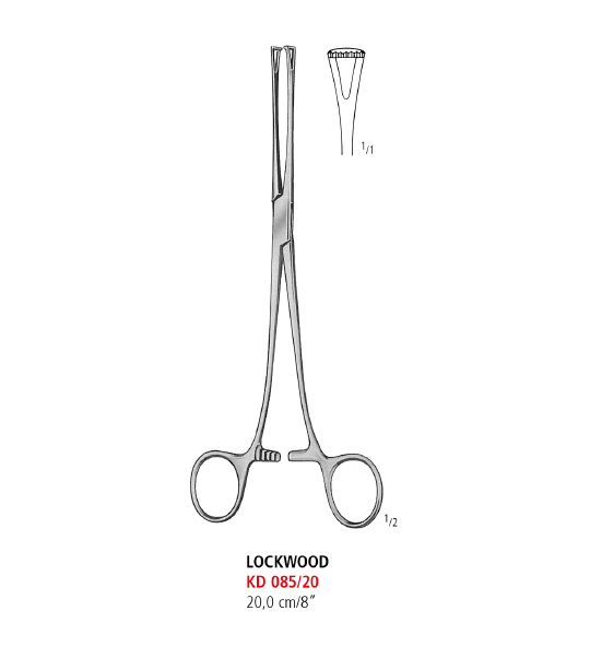 Lockwood Tissue Grasping Forceps