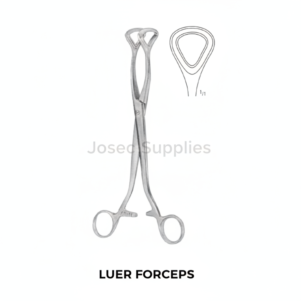 Luer Non-Traumatic Hemorrhoidal Forceps
