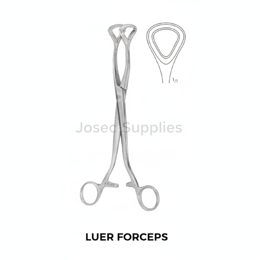 Luer Non-Traumatic Hemorrhoidal Forceps