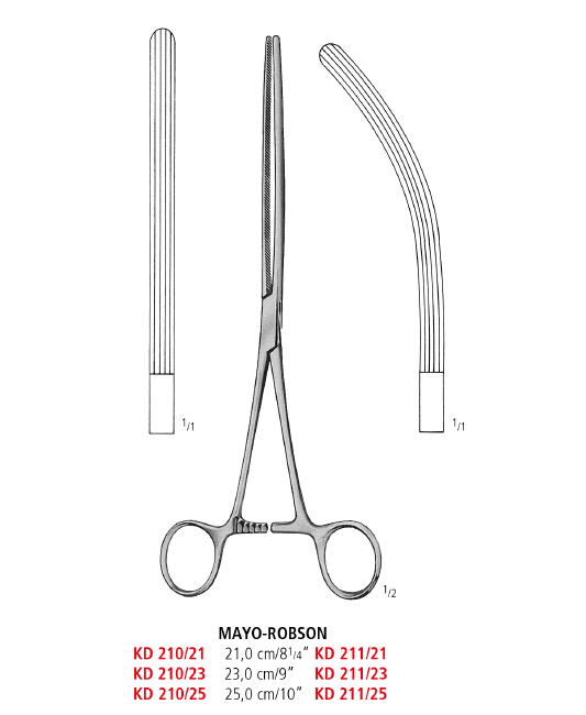 Mayo-Robson Intestinal Clamp