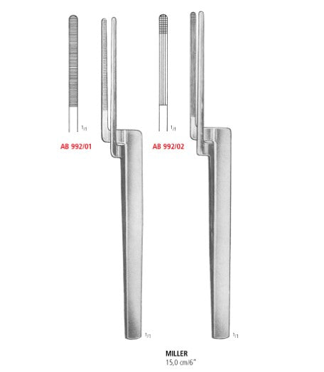 Miller Articulating Paper Forceps