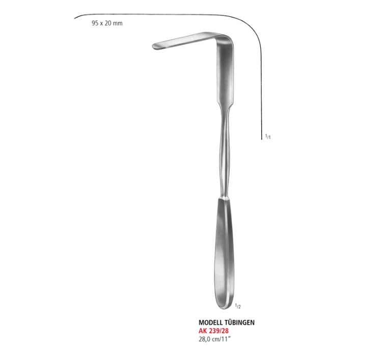 Modell Tübingen Retractor