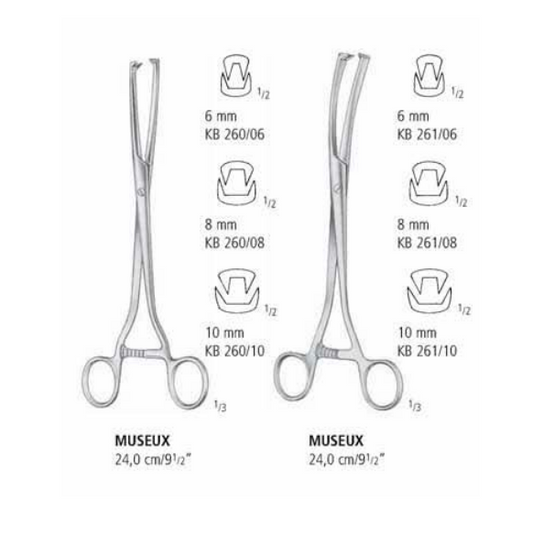 Museux Uterine Vulsellum Forceps