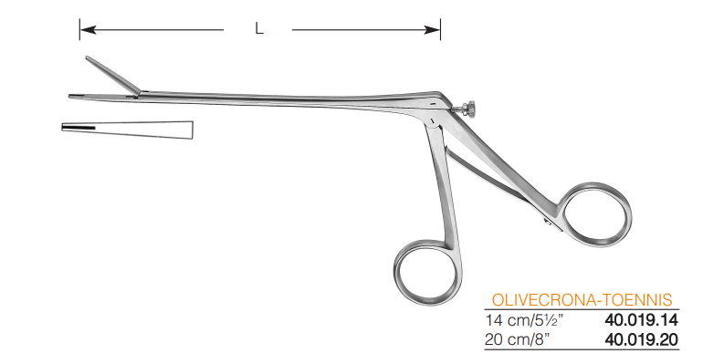 Olivecrona-Toennis Clip Applying Forceps