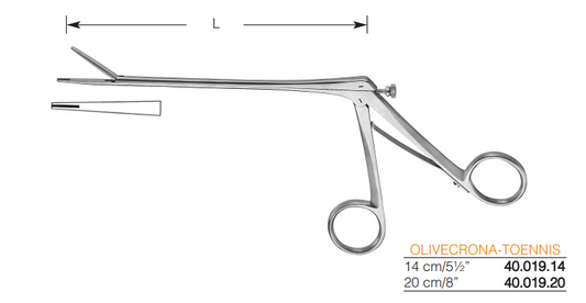 Olivecrona-Toennis Clip Applying Forceps