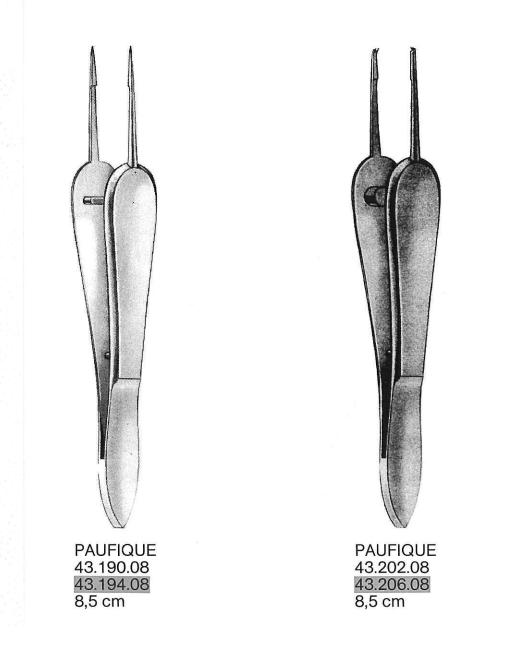 Paufique Suturing Scleral Forceps