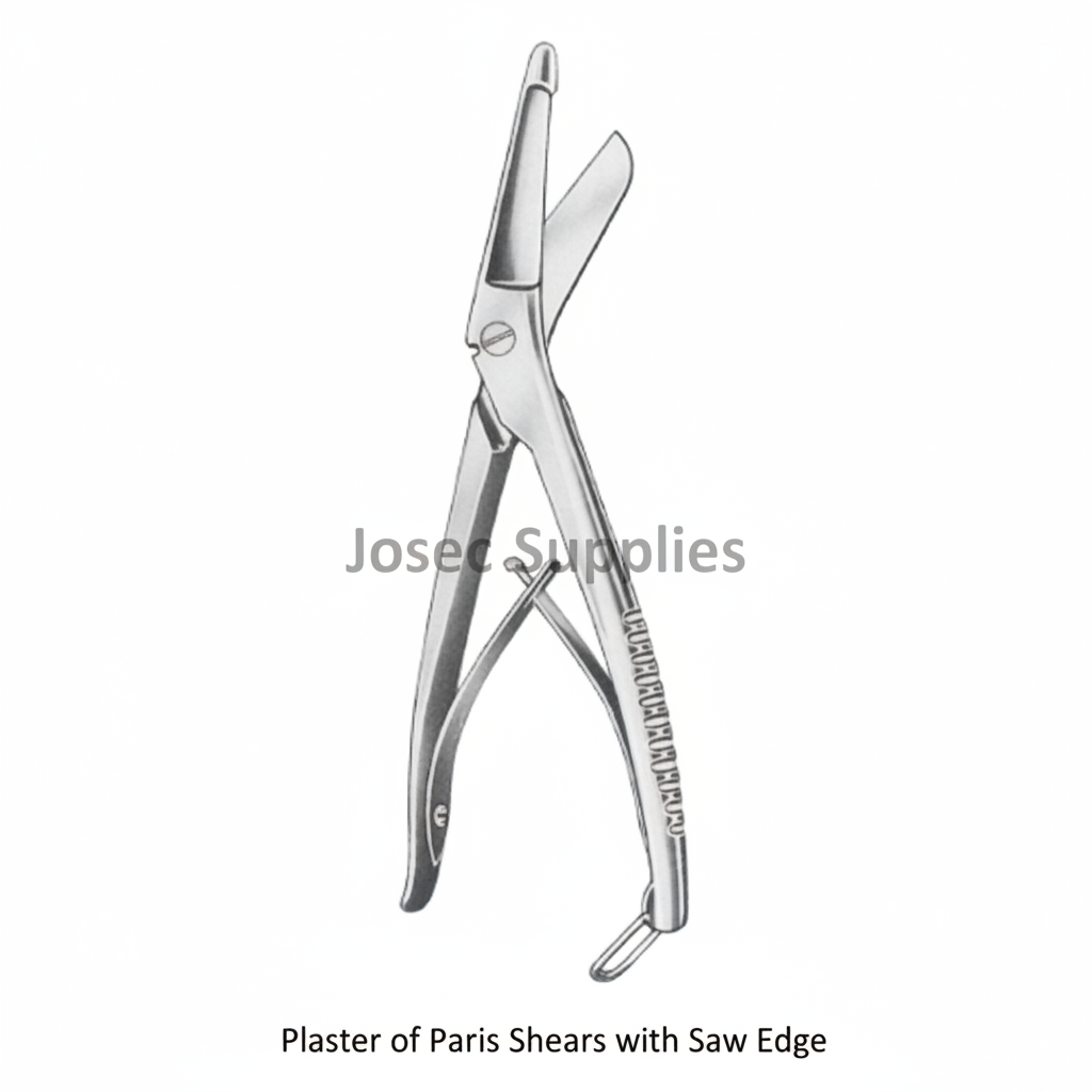 Plaster of Paris Shears with Saw Edge