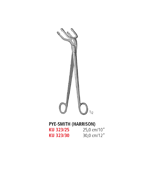 Pye-Smith (Harrison) Sterilizing Forceps