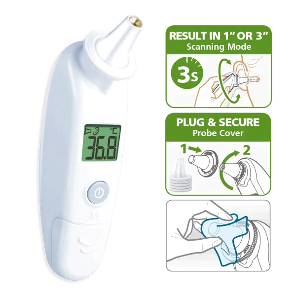 Rossmax RA600 "Qutie" Infrared Ear Thermometer from R 563 Shop now at Josec Supplies