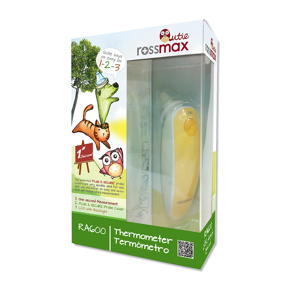 Rossmax RA600 "Qutie" Infrared Ear Thermometer from R 563 Shop now at Josec Supplies
