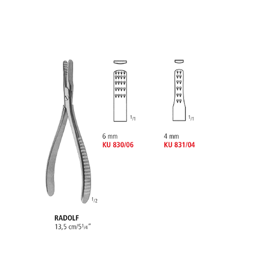 Radolf Nail Extracting Forceps