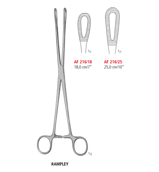Rampley Swab Holding Forceps
