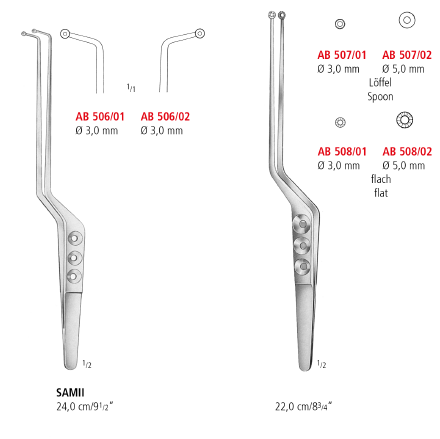 Samii Tumour Grasping Forceps