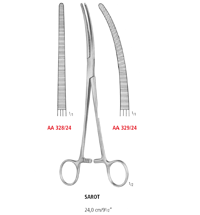 Sarot Bronchus Clamps