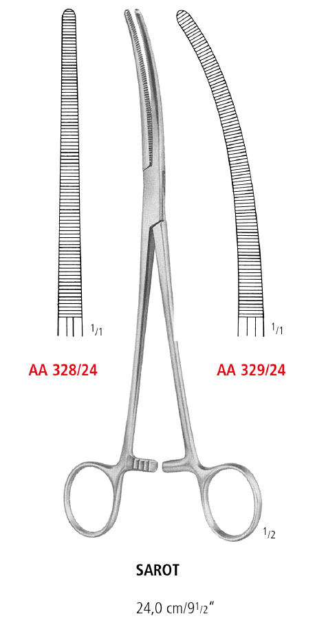 Sarot Bronchus Clamps