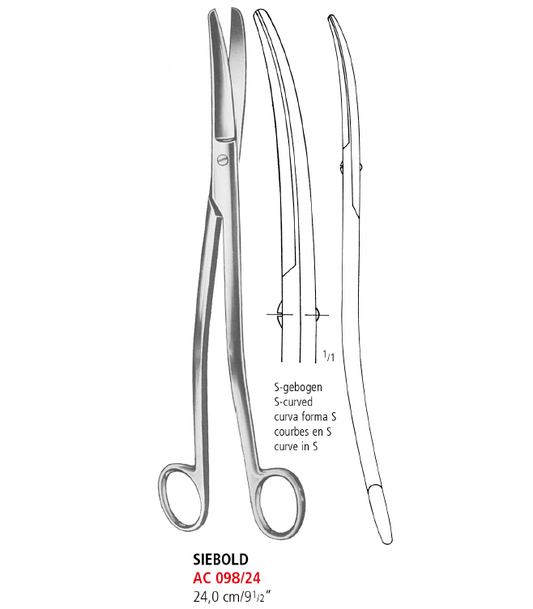 Siebold Uterine Scissors