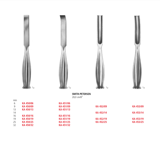 Smith-Peterson Bone Osteotomes and Gouges