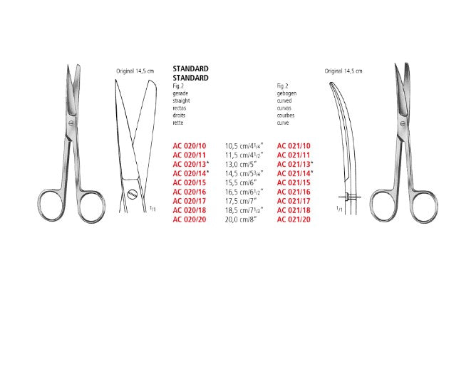 Standard Operating Scissors