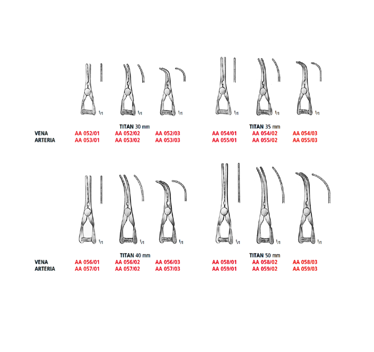 Titanium Vena/Arteria Bulldog Clamp