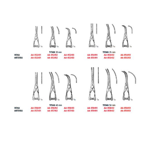 Titanium Vena/Arteria Bulldog Clamp