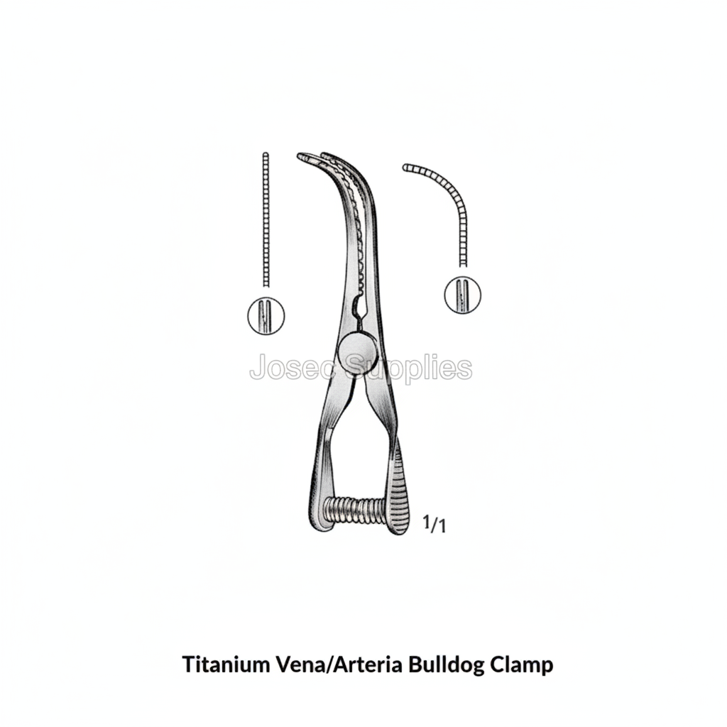 Titanium Vena/Arteria Bulldog Clamp