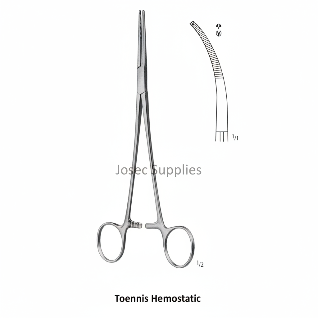 Toennis Hemostatic Forceps