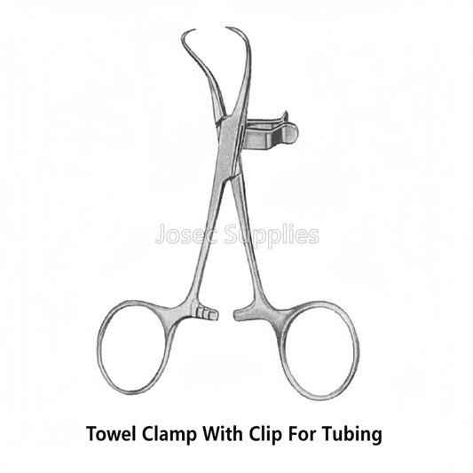 Towel Clamp With Clip For Tubing