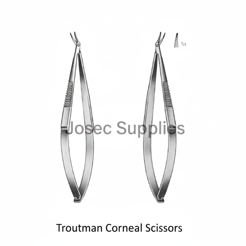 Troutman Corneal Scissors