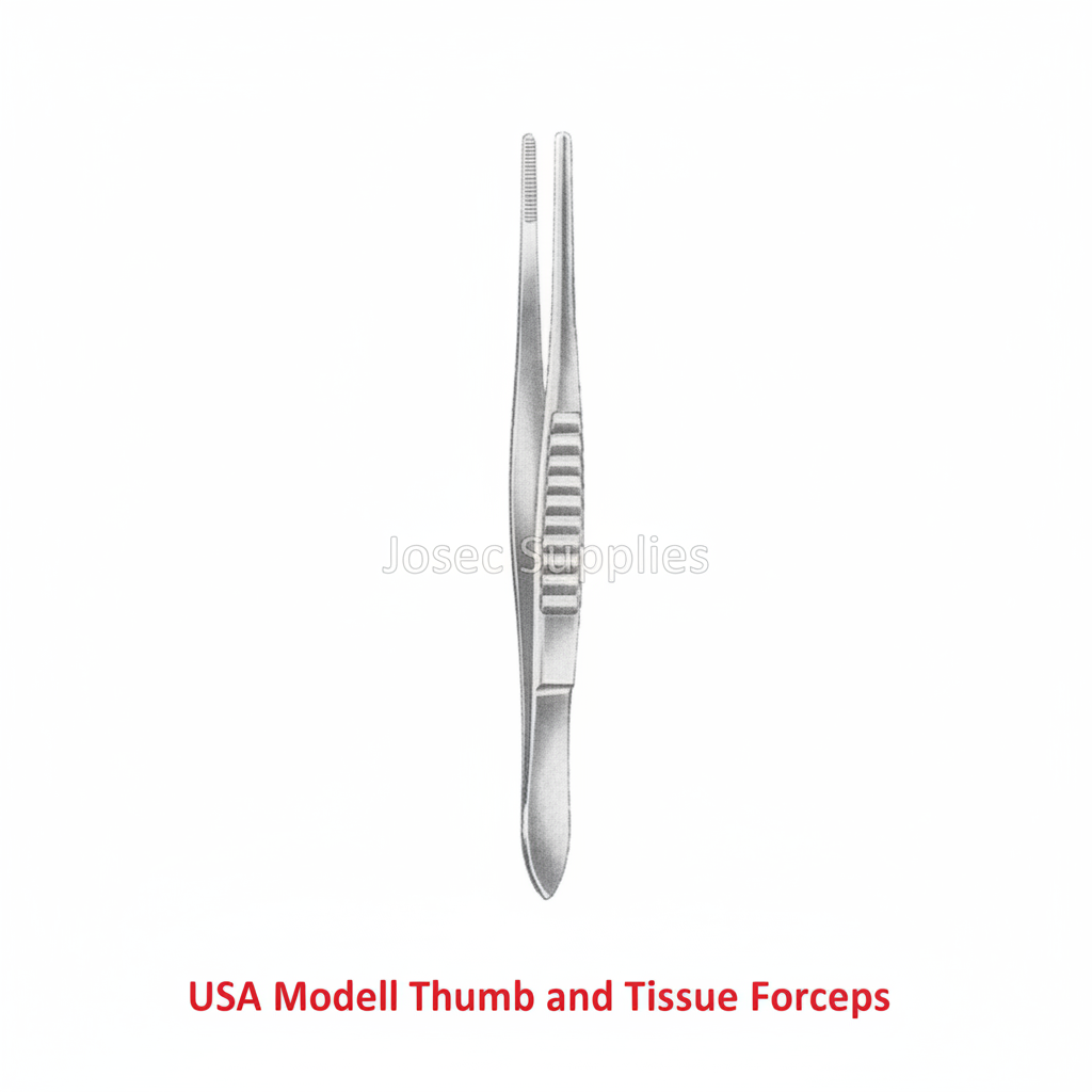 USA Modell Thumb and Tissue Forceps
