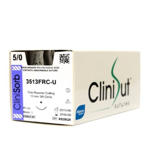Violet Braided Polyglycolic Acid Absorbable Sutures - CliniSorb