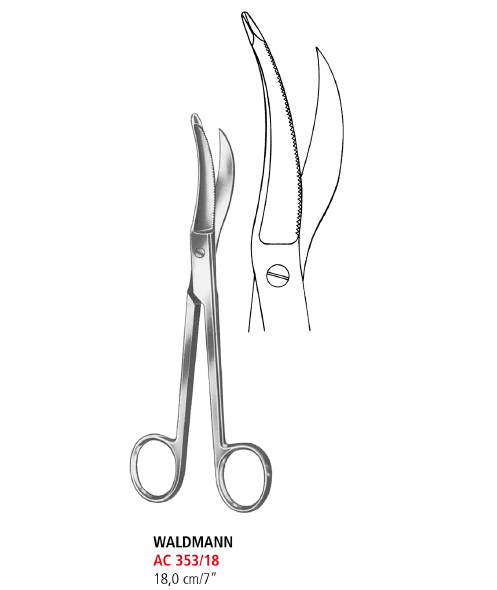 Waldmann Episiotomy Scissors