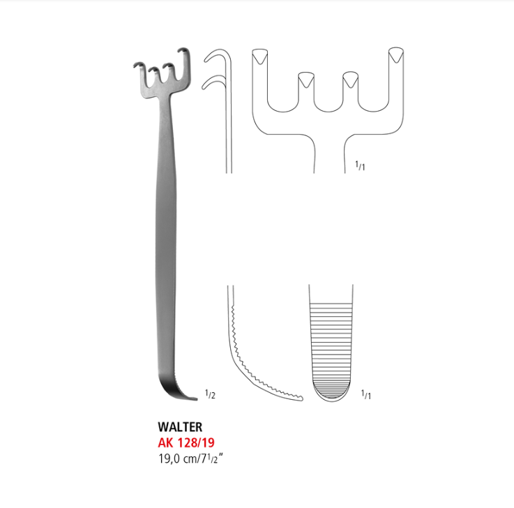 Walter S-Shaped Retractor
