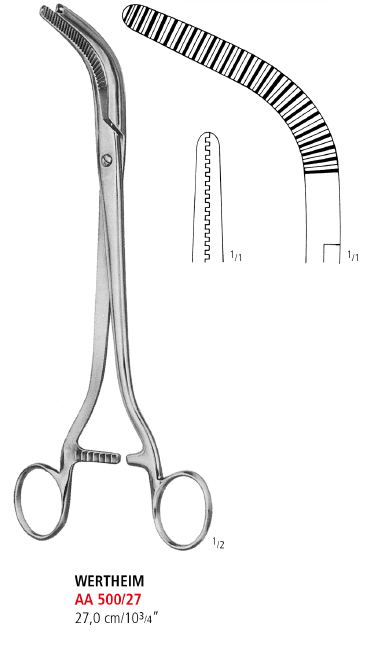 Wertheim Clamp Forceps