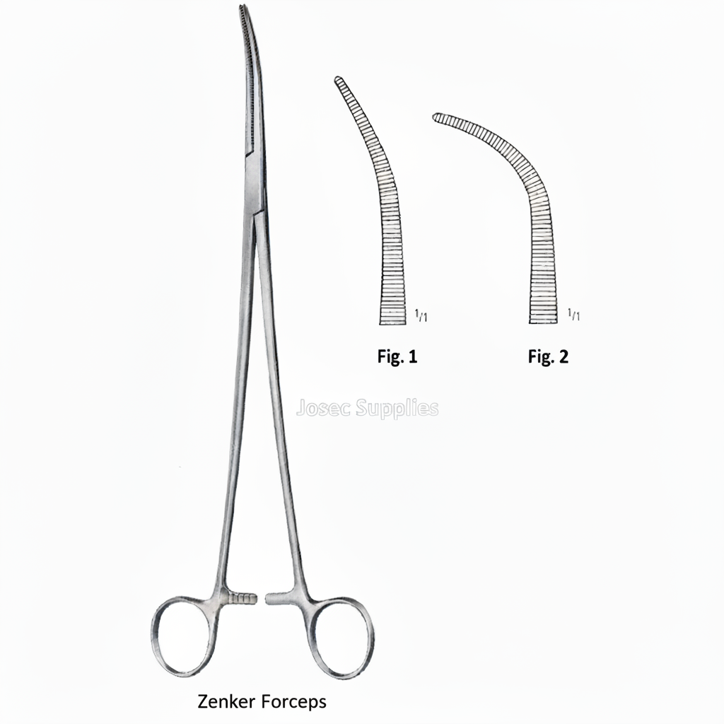 Zenker Dissecting and Ligature Forceps - Josec Supplies